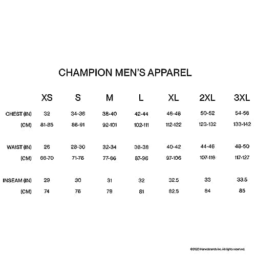 Champion Men's Crewneck Fleece Sweatshirt, Standard Fit, Midweight, C Logo, Available in Regular and Big & Tall, Deep Navy - C Logo, Large Tall — view 5