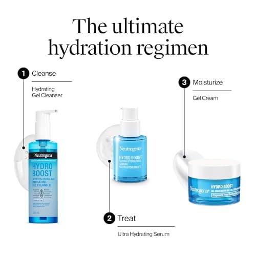 Neutrogena Fragrance Free Hydro Boost Gel Cream for Extra Dry Skin, Hyaluronic Acid Face Moisturizer for Extra-Dry Skin, Sensitive & Acne-Prone Skin Provides Long Lasting Hydration, Non-Comedogenic, 50ml — view 7