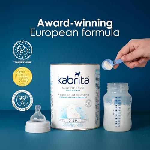 Kabrita Goat Milk-Based Infant Formula with DHA and ARA, Non-GMO, Made in the Netherlands, 0–12 Months, 800g, Complete Nutrition with Prebiotics. — view 3