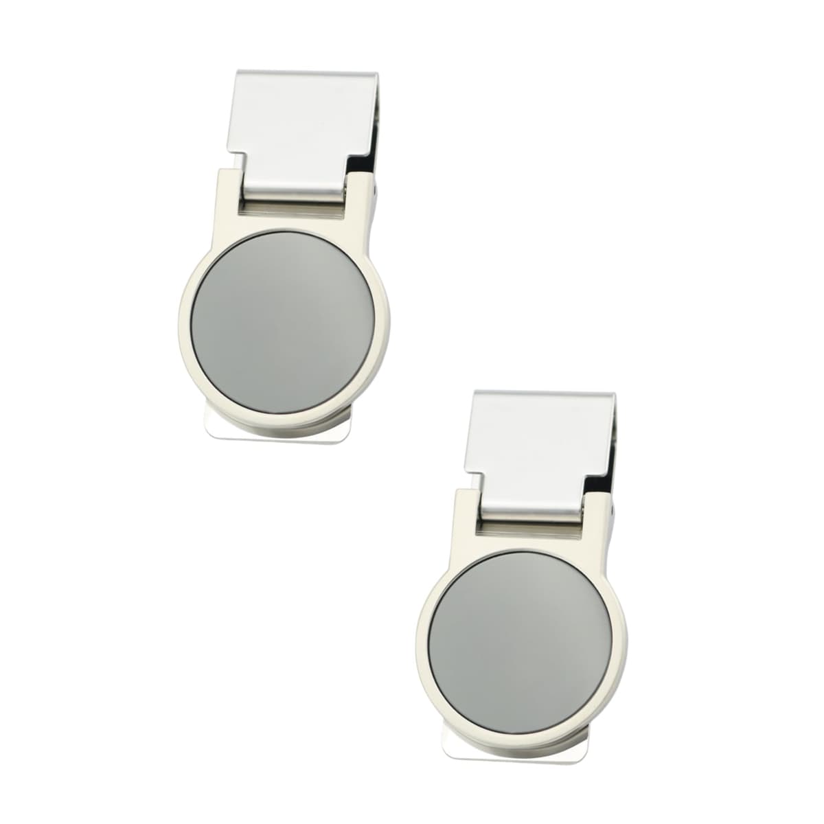 2PCS Metal Coin Purse Money Clip Clothing Shoes Jewelry Accessories for Storing Cash and Cards