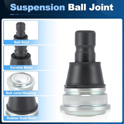 INFINAUTO 2 Pcs Front Lower Ball Joints for Mazda 3 2004-2013 for Mazda 5 2006-2010 2012-2017 B32H34350 Suspension Lower Ball Joints Kit B32H34350A B32H34350B Left and Right — view 4
