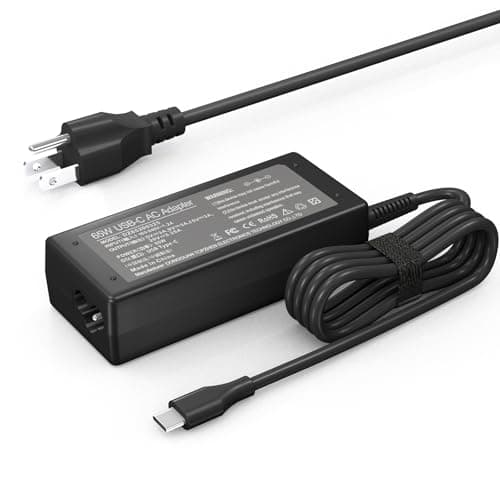 65W USB C Laptop Charger Compatible with HP Chromebook/Lenovo/Dell/Acer and More Chromebook Type C Power Cord