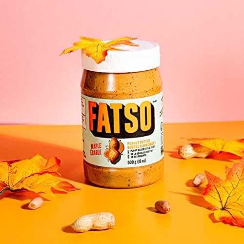 FATSO Maple Peanut Butter - High-Performance Natural Peanut Butter w/Superfats – MCT Oil, Avocado Oil, Organic Coconut Oil, Flax, Sweet Tapioca & Chia Keto-Friendly Nut Butter (18oz Jar) — view 4