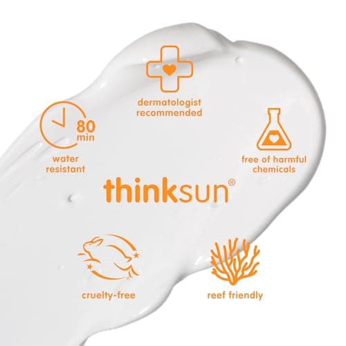 Thinkbaby Baby Sunscreen for Sensitive Skin, 3 Fl Oz, SPF 50 Clear Zinc Oxide Baby Mineral Sunscreen, Broad Spectrum UVA/UVB Protection, Natural, Water Resistant, Reef Safe, Vegan — view 6