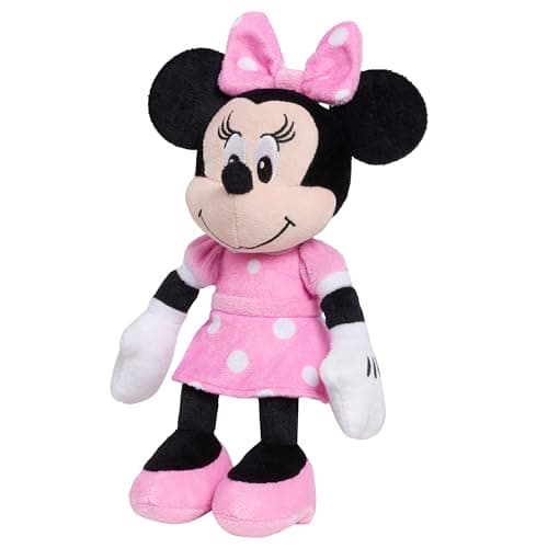 Disney Junior Mickey Mouse Bean Plush Minnie Mouse Stuffed Animal, Officially Licensed Kids Toys for Ages 2 Up, Gifts and Presents — view 2