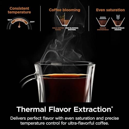 Ninja Hot & Iced XL Coffee Maker with Rapid Cold Brew, Black, CM371 — view 7