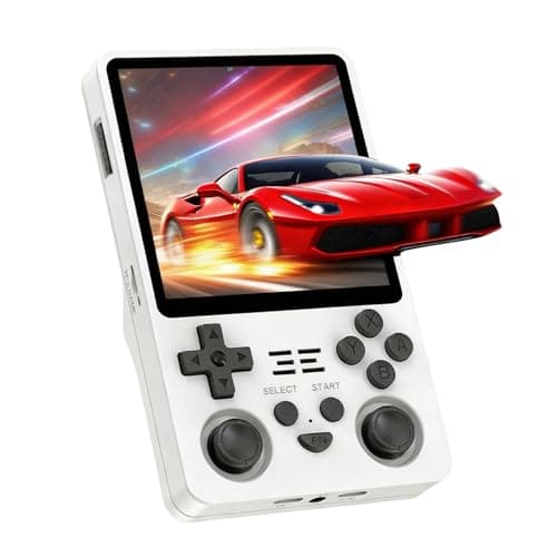 Blorkbuy RGB20SX Retro Handheld Game Console,4.0-Inch 720x720 IPS HD Screen,Preloaded 20K+Classic Games,5000mAh Long Battery Life,Linux Open Source System,Perfect for Retro Game Lovers (White)