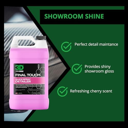 3D Final Touch Quick Detail Spray - Easy Spray On, Wipe Off Showroom Shine 1 Gallon — view 2