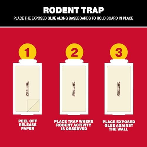Catchmaster Compact Sticky Insect & Mouse Traps 75-Count, 3.5"x7" Glue Boards for Mice & Insects, Ultra Sticky Mouse Traps Indoor for Home Use in Garages, Basements & Attics, Capture in Tight Places — view 4