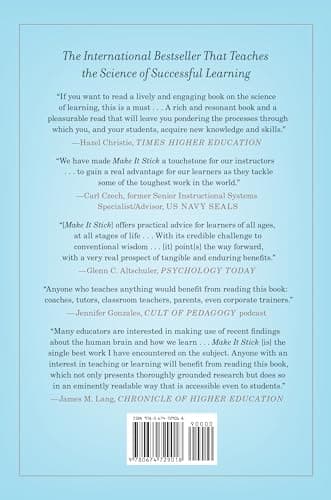 Make It Stick: The Science of Successful Learning
