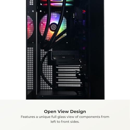CyberPowerPC Gaming PC, AMD Ryzen 9 9900X, GeForce RTX 5070 12GB | Gamer Xtreme, 32GB DDR5, 1TB PCIe 4.0 SSD, WiFi Ready & Windows 11 Home (GXiVR8080A41) — view 3