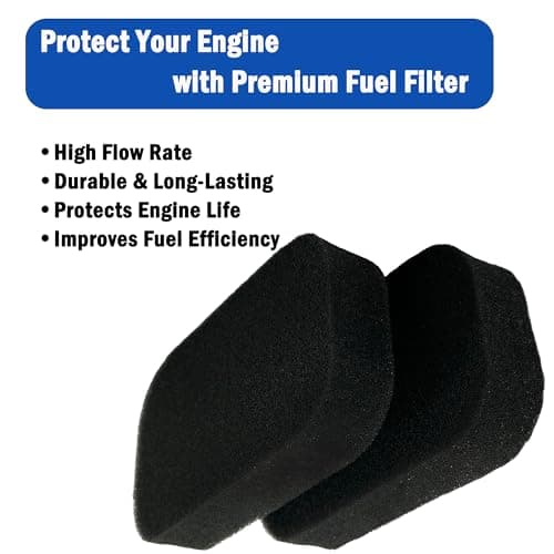 Air Filter Element Compatible with Champion 3400 3500 3550 3650 4000 4375 4450 4650 Watts 5.5HP-7.5HP Generator Air Filter, for Sportsman Gen4000DF Dual Fuel Generator 4509100320(2PCS) — view 4