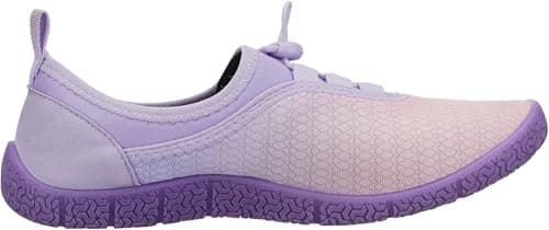 WHITIN Swim Shoes Women Pool Water Quick Dry Aqua Socks Camping Purple 7