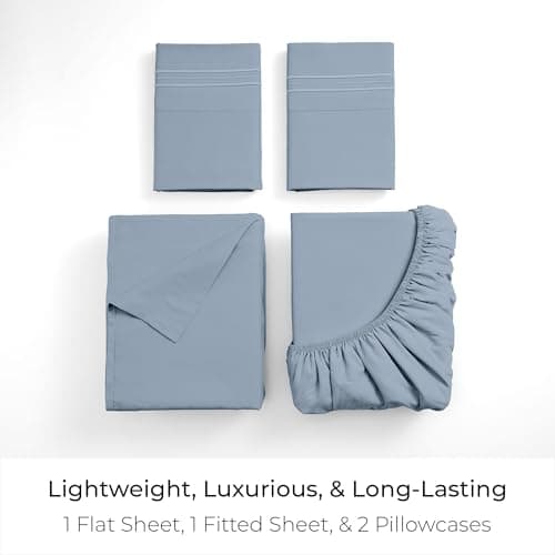 Mellanni Queen Sheets Set - 4 PC Iconic Collection Bedding — view 2
