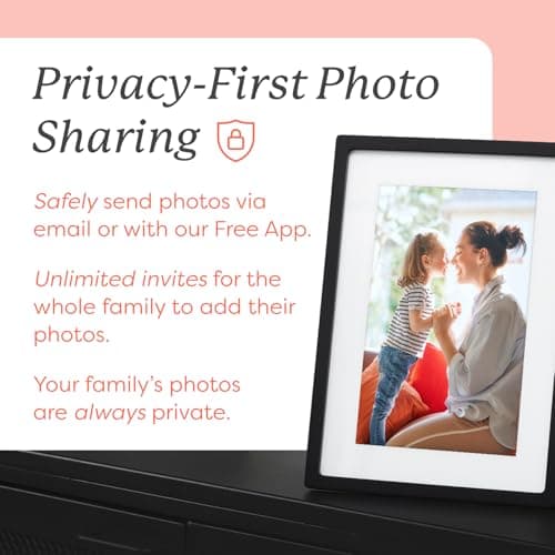 Skylight Frame – WiFi Digital Picture Frame Customer Support, Touch Screen Digital Photo Frame with Easy Setup, Photo Gifts for Parents and Grandparents - 10 Inch Black — view 3