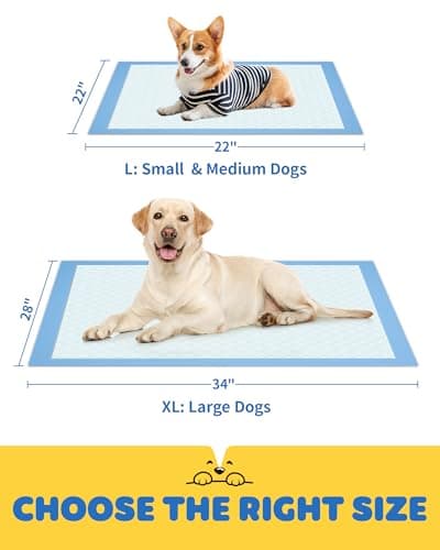 100-Pack X-Large Puppy Pads - 34" x 28" Pee Pads for Dogs Potty Training with Leak-Proof Quick-Dry Design, 6-Layer Blue Dog Pee Pads with Extra Large Size — view 5