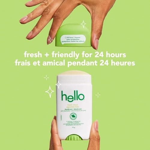 Hello Fresh Citrus Natural Deodorant with shea butter, Aluminum Free, Parabens Free, 73g — view 5