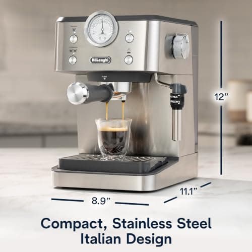 De'Longhi Classic Signature Espresso Machine, Adjustable Milk Frother — view 2