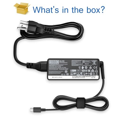 Charger Compatible with Lenovo Laptop Computer 65W 45W USB C Fast Power Adapter — view 6