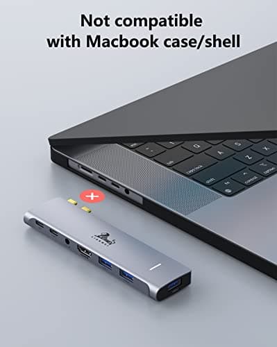 LIONWEI USB C Hub for MacBook Pro, Multiport Adapter MacBook Accessories — view 5