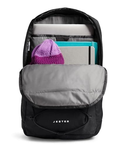 THE NORTH FACE Women's Jester Everyday Laptop Backpack | Commuter Travel Bag with Laptop Sleeve, Water Repellent Finish, TNF Black-NPF, One Size — view 4