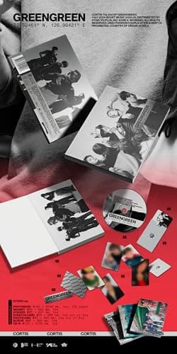 (2 Version Set : 1Standard+1Weverse Albums) CORTIS GREENGREEN 2nd EP Album with Tracking — view 3