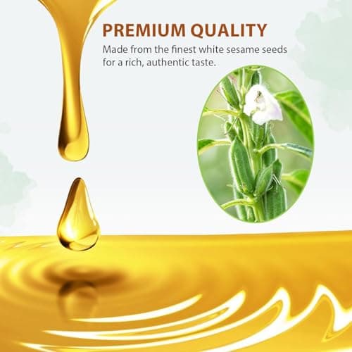 Soeos Toasted Sesame Seed Oil, 250 ml(8.45 Fl Oz) Pack of 2, Nutty Flavor for Asian Food, Noodles, Soup, Baking, Stir-Fry. — view 3