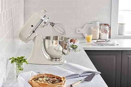 KitchenAid Artisan Series 5 Quart Tilt Head Stand Mixer with Pouring Shield KSM150PS, Milkshake — view 4