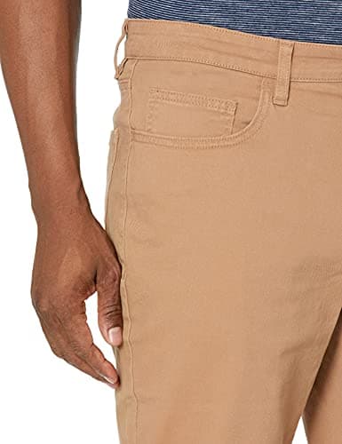 Amazon Essentials Men's Skinny-Fit 5-Pocket Stretch Twill Chino Pants (Previously Goodthreads), Light Khaki Brown, 34W x 36L — view 2