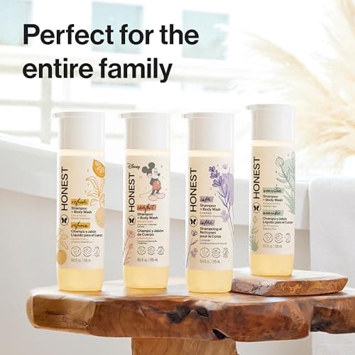 The Honest Company 2-in-1 Baby Shampoo & Body Wash, Fragrance-Free, Tear-Free, Hypoallergenic, Naturally Derived, Sensitive Skin, 10 fl oz — view 8