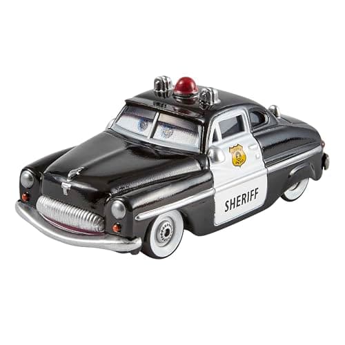 Mattel Disney and Pixar Cars Toys, Radiator Springs 3-Pack of Die-cast Toy Cars & Trucks with Lightning McQueen, Mater & Sheriff​​​ — view 5
