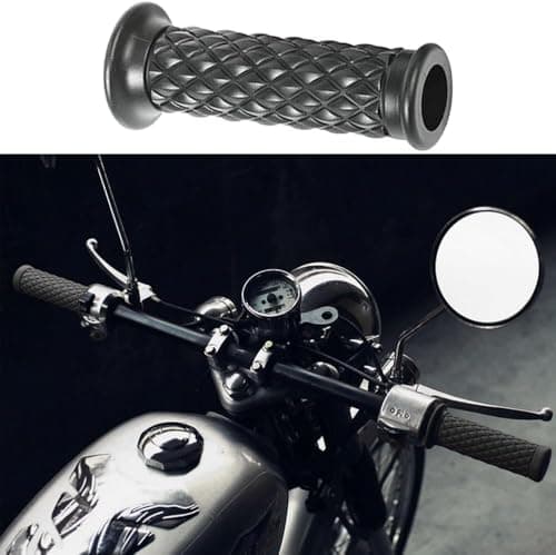 Universal 22mm Motorcycle Handlebar Grips - Non-Slip Rubber, Ergonomic & Vibration Dampening for Dirt Bikes, ATV, Off-Road Riders — view 5