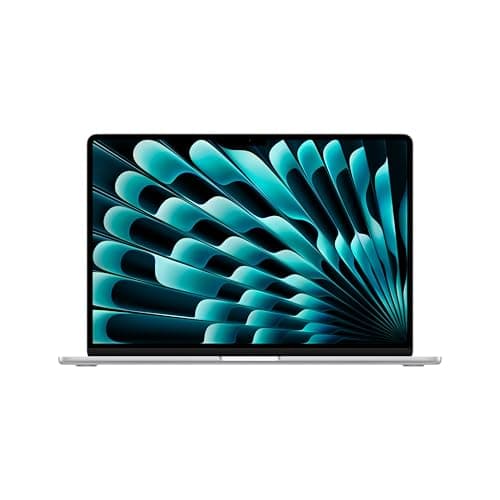 Apple 2025 MacBook Air 15-inch Laptop with M4 chip: Built for Apple Intelligence, 16GB Unified Memory, 256GB SSD Storage, Touch ID; Silver - English Keyboard