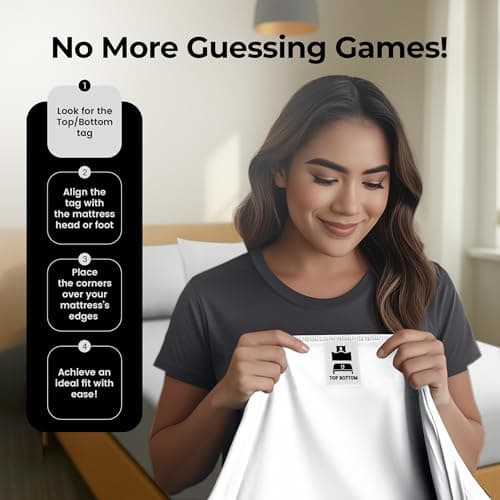 Utopia Bedding Queen Fitted Sheet - Bottom Sheet - Deep Pocket - Soft Microfiber -Shrinkage and Fade Resistant-Easy Care -1 Fitted Sheet Only (White) — view 3