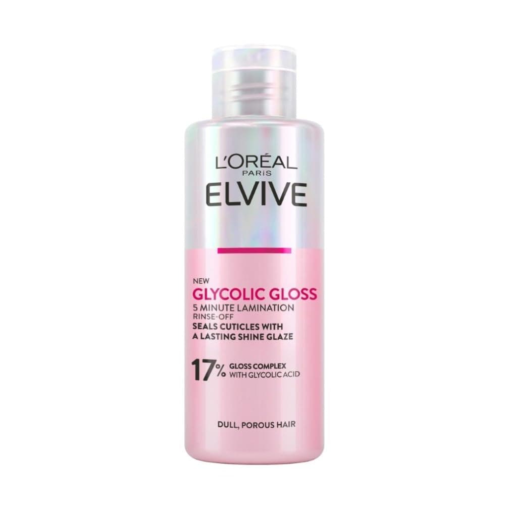 L'Oreal Paris Elvive Glycolic Gloss Conditioner, With Gloss Complex and Glycolic Acid, Fills and Seals Hair Fibres, For Long-lasting, Smooth and Shiny Hair, Ideal for Dull Hair, 150ml — view 9