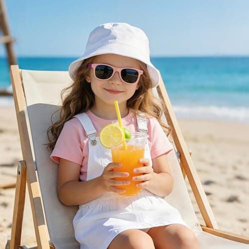 JASPIN Polarized Kids Sunglasses - Toddler Baby Sun Glasses for Girls Boys Age 3-9 with Flexible Frame UV Protection 3 Pack — view 6