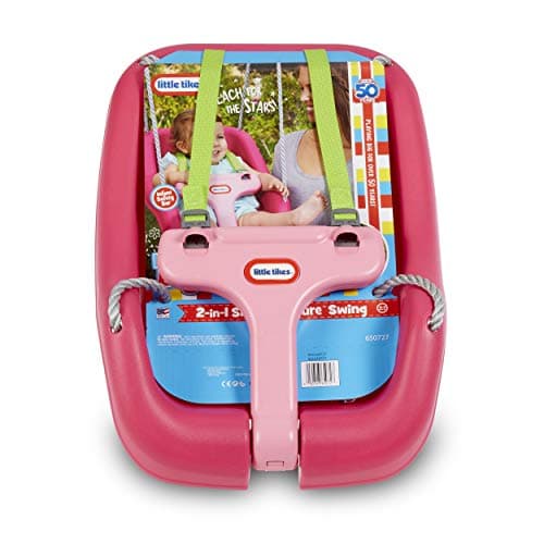 Little Tikes 2-in-1 Snug 'N Secure Swing Magenta — view 2