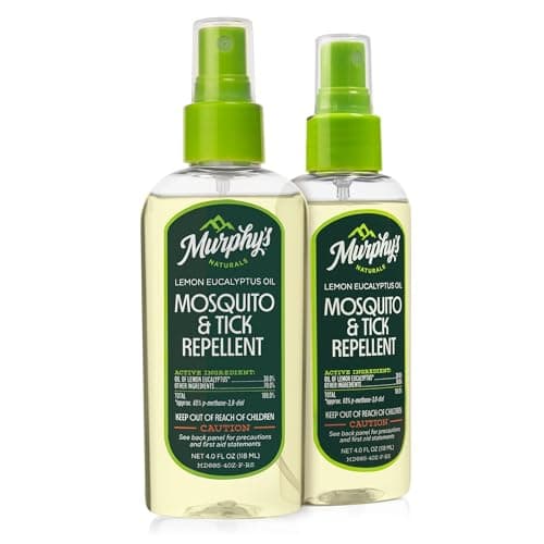Murphy's Naturals Mosquito & Tick Bug Repellent Spray, 4 fl oz (Pack of 2)
