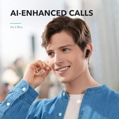 soundcore by Anker P20i True Wireless Earbuds, 10mm Drivers with Big Bass, Bluetooth 5.3, 30H Long Playtime, IPX5 Water-Resistant, 2 Mics for AI Clear Calls, 22 Preset EQs, Customization via App — view 5