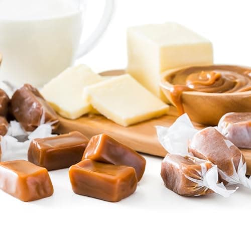 Taras Gourmet Sugar Free Caramels | All Natural Candy | Creamy & Individually Wrapped with Real Butter (20 oz) — view 8