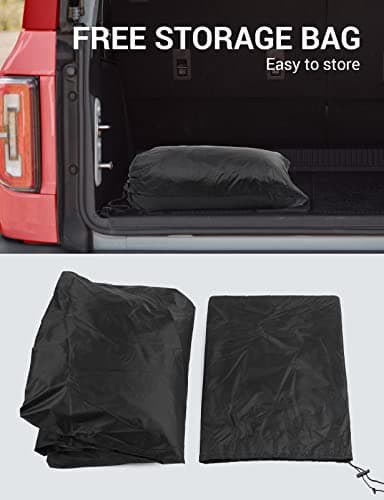 Proadsy Car Cover Compatible with Ford Bronco 4 Door 2021-2025 6 Layers 210T Windproof All Weather Waterproof Sun Rain UV Dust Snow Protection Outdoor Covers — view 5