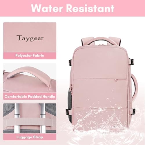Taygeer Travel Backpack for Women, TSA Carry On Backpack Flight Approved — view 6
