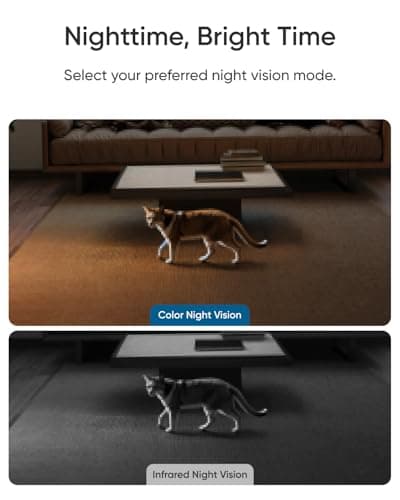 eufy Indoor Cam E30, Latest Generation, 4K UHD Security Camera, 360 Pan-Tilt, Color Night Vision, AI Detection for Human/Pet/Audio/Crying, Human/Pet Auto Tracking, Works with Homekit, Black — view 4