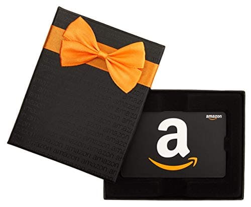 Amazon.ca Gift Card for Any Amount in a Black Gift Box ("A" Smile Card Design) — view 4
