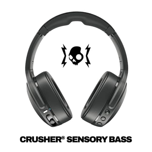 Skullcandy Crusher Evo Wireless Multi-Sensory Bass Headphones - True Black