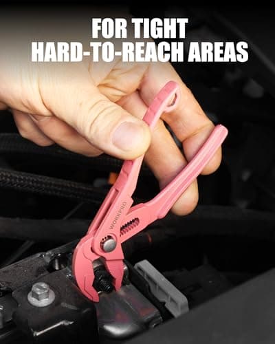 WORKPRO Mini Water Pump Pliers, 4-Inch Groove Joint Pliers for Tight Spaces — view 4
