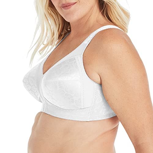Playtex Women's 18 Hour Original Comfort Strap Wirefee Bra, White, 44DD — view 2