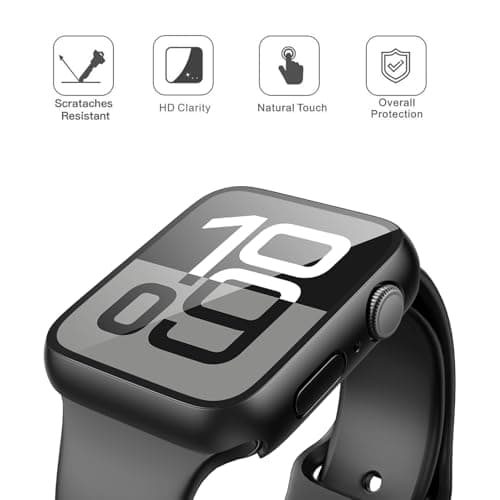 Misxi Case with Screen Protector for 46mm Apple Watch Series 11/10