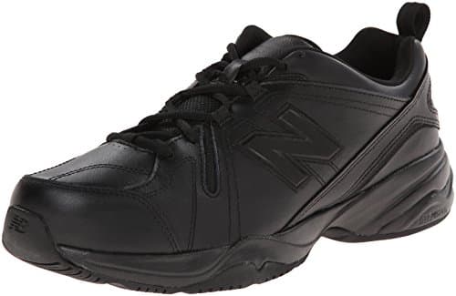 New Balance Men's 608 V4 Casual Comfort Cross Trainer, Black, 9 XW US