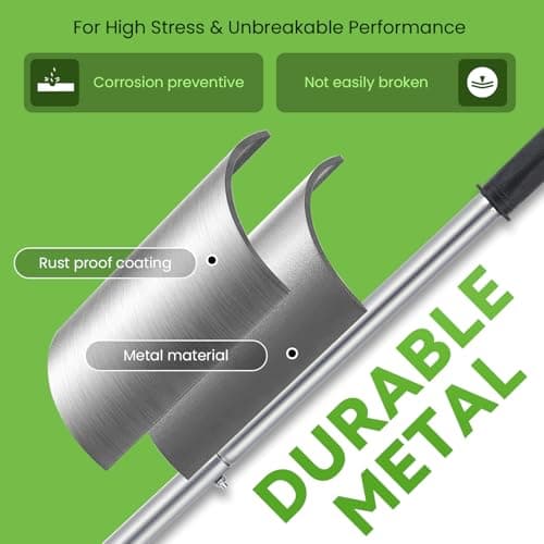 NEWTRY Manual Trash Compactor Metal, 120L-240L Waste Recycling Hand Tool — view 3